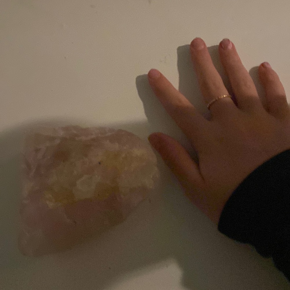Big chunk of rose quartz